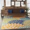 Homeroots 7 x 10 ft. Multi Color Floral Indoor & Outdoor Area Rug 384642 - alternate 5